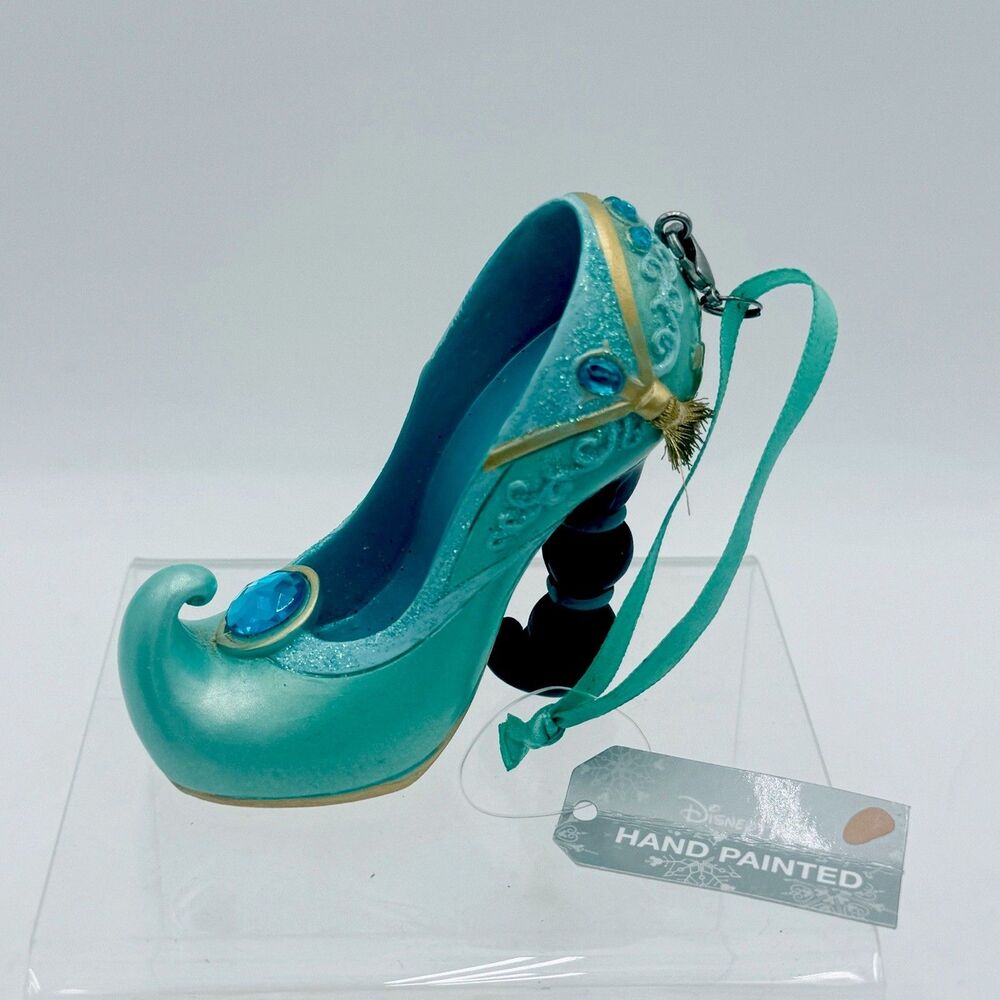 Disney Store Sketchbook Princess Jasmine Aladdin Shoe High Heel Ornament Artist